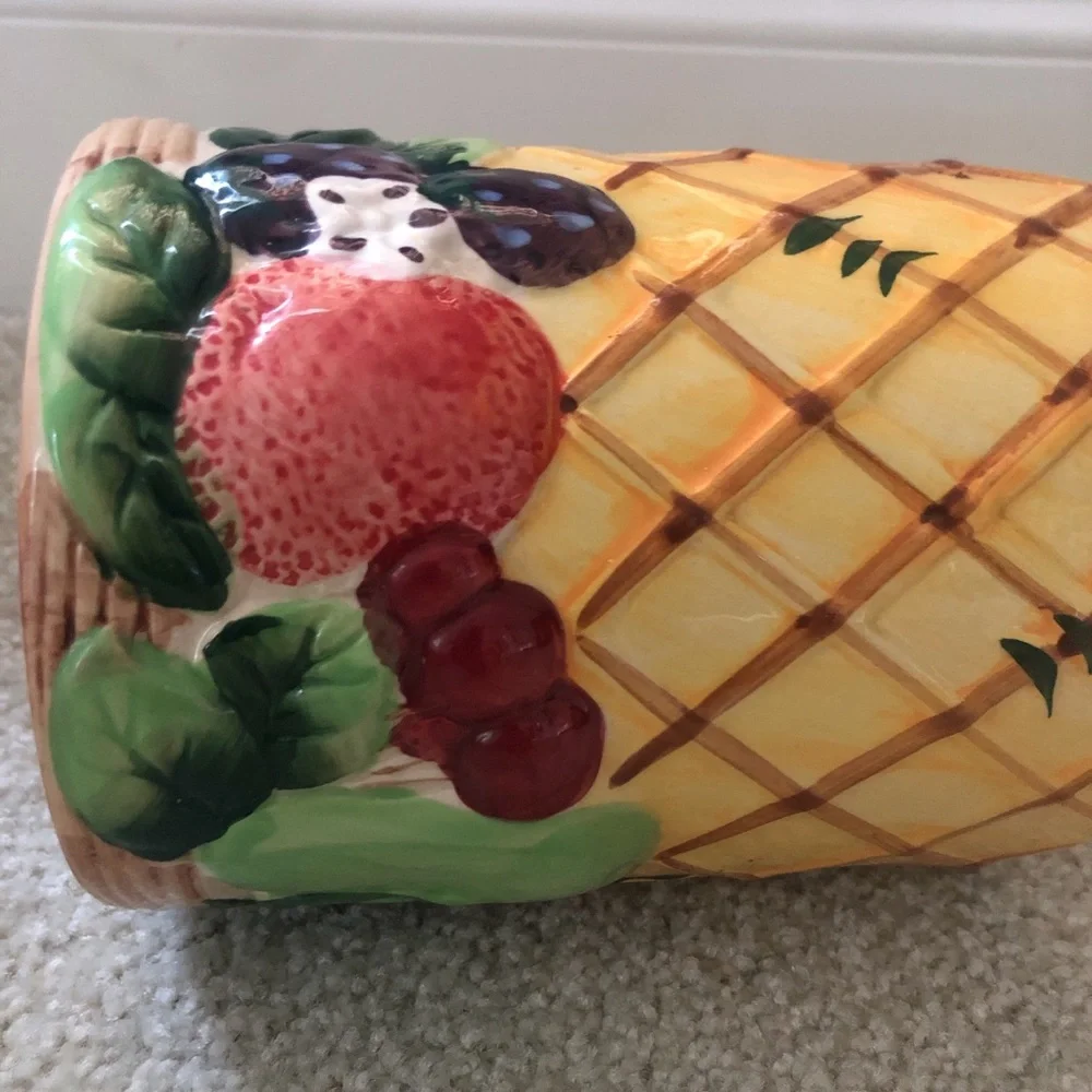 Fruit Ceramic Kitchen Utensil Holder -